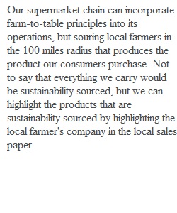 4-2 Discussion Farm-to-Table and the Triple Bottom Line